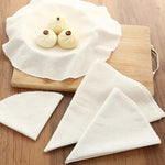 Cotton Steamer Cloth Round Cotton Gauze Drawer Steamer Mat Stuffed Buns Steamed Bread Steamer Kitchen Steamer
