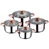 Cookware SAN ignacio and pressure cooker 5 Ltr in stainless steel with 3 game of sauce pans to choose in various sizes
