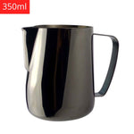 Milk Steaming & Frothing Pitcher, Stainless Steel Non-Stick Milk Jug Pull Flower Cup Perfect For Coffee Cappuccino Latte Art