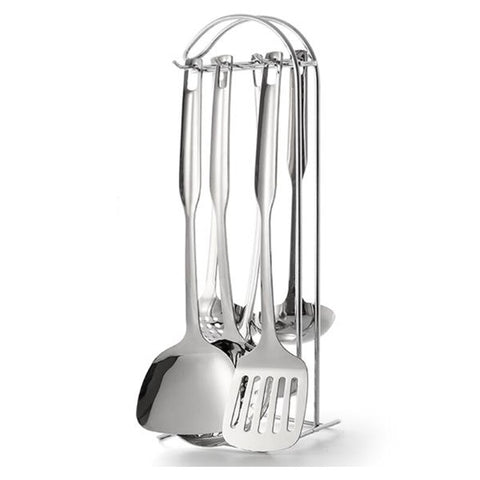 210213/Household stainless steel kitchen utensils piece set /spatula set /Cookware Sets/Humanized design/Brushed polished