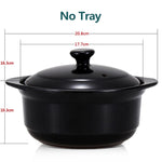 New High temperature resistant open fire  small flat pot ceramic soup pot small household stew pot  Ceramic Cooking  Cookware