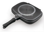 Aluminum griddles, Aluminum non-stick double sided grill pan