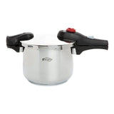 SAN ignacio Rioja Set 2 Pots to pressure from 4 and 6L with interchangeable in stainless steel lid with handle in bakelite