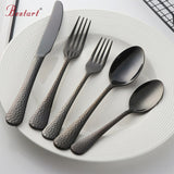 Buyer Star 45-Piece Flatware Set Service for 8 Stainless Steel Cutlery Gold Dinner Service Include Knife Fork Spoon 4 Colors